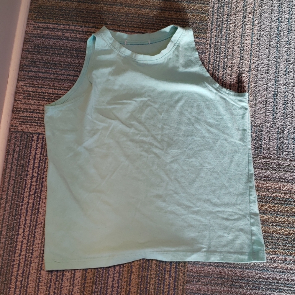 Womens Tank Tops - Group Of 3. Green And Purple - Picture 2 of 4
